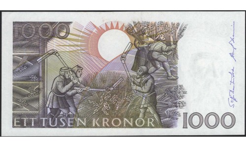 Швеция 1000 крон 1992 (Sweden 1000 kronor 1992) P 60 : UNC