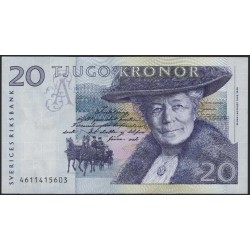 Швеция 20 крон 1994 (Sweden 20 kronor 1994) P 61b : UNC