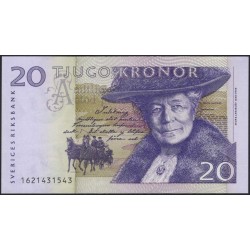 Швеция 20 крон 2001 (Sweden 20 kronor 2001) P 63a : UNC