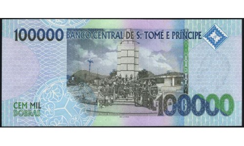 Сан-Томе и Принсипи 100000 добра 2005, EA0005212 (Saint Thomas and Prince 100000 dobras 2005) P 69a : UNC
