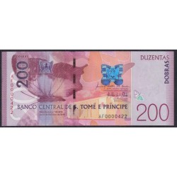 Сан-Томе и Принсипи 200 добра 2016 года, AF0000422 (Saint Thomas and Prince 200 dobras 2016) P 75: UNC