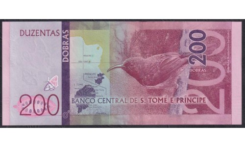 Сан-Томе и Принсипи 200 добра 2016 года, AF0000422 (Saint Thomas and Prince 200 dobras 2016) P 75: UNC
