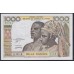 Сенегал 1000 франков ND (1959-1965) (BANQUE CENTRALE DES ETATS DE L'AFRIQUE DE L'OUEST (Senegal) 100 francs ND (1959-1965)) P 703Kn: UNC