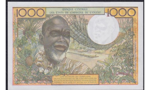 Сенегал 1000 франков ND (1959-1965) (BANQUE CENTRALE DES ETATS DE L'AFRIQUE DE L'OUEST (Senegal) 100 francs ND (1959-1965)) P 703Kn: UNC