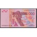 Сенегал 1000 франков 2007 (BANQUE CENTRALE DES ETATS DE L'AFRIQUE DE L'OUEST (Senegal) 1000 francs 2007) P 715Ke: UNC