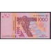Сенегал 1000 франков 2021 (BANQUE CENTRALE DES ETATS DE L'AFRIQUE DE L'OUEST (Senegal) 1000 francs 2021) P 715Kt: UNC