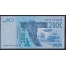 Сенегал 2000 франков 2008 (BANQUE CENTRALE DES ETATS DE L'AFRIQUE DE L'OUEST (Senegal) 2000 francs 2008) P716Kf: UNC