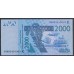 Сенегал 2000 франков 2009 (BANQUE CENTRALE DES ETATS DE L'AFRIQUE DE L'OUEST (Senegal) 2000 francs 2009) P716Kh: UNC