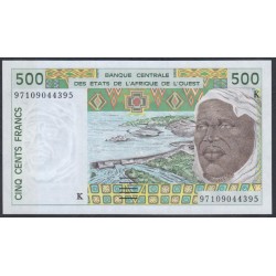 Сенегал 500 франков 1997 г. (BANQUE CENTRALE DES ETATS DE L'AFRIQUE DE L'OUEST (Senegal) 500 francs 1997) P 710Kh:  UNC