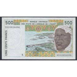 Сенегал 500 франков 1993 года(BANQUE CENTRALE DES ETATS DE L'AFRIQUE DE L'OUEST (Senegal) 500 francs 1993) P 710Kc: UNC