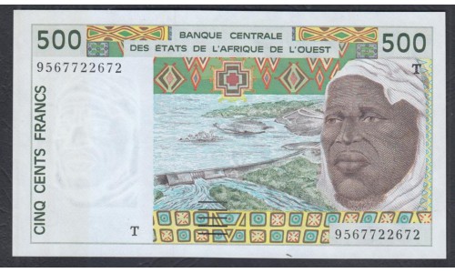 Того 500 франков 1995 года (TOGO 500 francs 1995) P 810Te: UNC