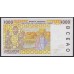 Сенегал 1000 франков 1991 г. (BANQUE CENTRALE DES ETATS DE L'AFRIQUE DE L'OUEST (Senegal) 1000 francs 1991 ) P7 11Ka: UNC