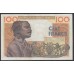 Сенегал 100 франков с датой! 20-3-1961 (BANQUE CENTRALE DES ETATS DE L'AFRIQUE DE L'OUEST (Senegal) 100 francs 20-3-1961) P 701Ka: VF/XF
