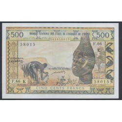 Сенегал 500 франков 1959-1965 (BANQUE CENTRALE DES ETATS DE L'AFRIQUE DE L'OUEST (Senegal) 500 francs 1959-1965) P 702Km: UNC