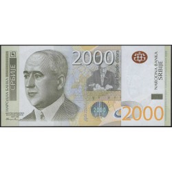 Сербия 2000 динар 2011 (Serbia 2000 dinara 2011) P 61a : Unc