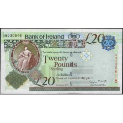 Северная Ирландия 20 фунтов 2013 (Northen Ireland 20 Pounds 2013) P 88a : UNC-