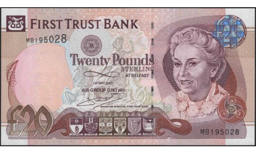 Северная Ирландия 20 фунтов 2007 (Northen Ireland 20 Pounds 2007) P 137b : UNC