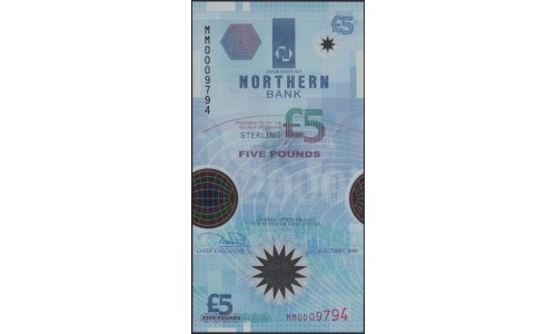 Северная Ирландия 5 фунтов 1999 (Northen Ireland 5 Pounds 1999) P 203a : UNC