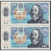 Словакия 20 крон 1961(1993) года, номера подряд (Slovakia 20 korun 1961(1993)) P 15 : UNC