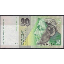 Словакия 20 крон 2006 (Slovakia 20 korun 2006) P 20g : Unc