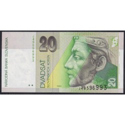 Словакия 20 крон 1999 (Slovakia 20 korun 1999) P 20d : Unc