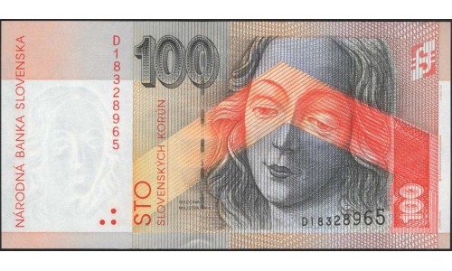 Словакия 100 крон 1993 (Slovakia 100 korun 1993) P 22a : Unc