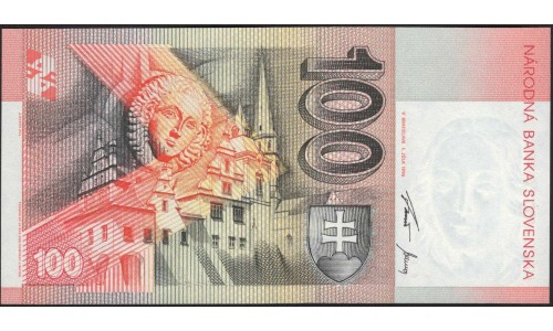 Словакия 100 крон 1996 (Slovakia 100 korun 1996) P 25a : Unc