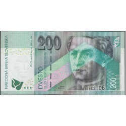 Словакия 200 крон 1999 (Slovakia 200 korun 1999) P 30 : Unc