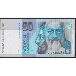 Словакия 50 крон 2002 (Slovakia 50 korun 2002) P 21d : Unc