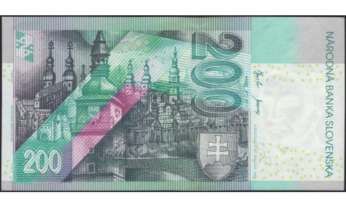 Словакия 200 крон 2002 (Slovakia 200 korun 2002) P 41 : UNC