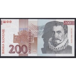 Словения 200 толаров 2004 года, серия замещения ZS987492  (Slovenia 200 tolars 2004) P 15d: UNC