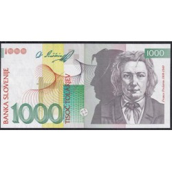 Словения 1000 толаров 1992 год (Slovenia 1000 tolars 1992) P 17a: UNC