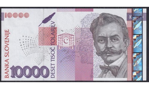 Словения 10000 толаров 2000 года (Slovenia 10000 tolars 2000) P 24: UNC 