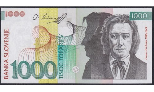 Словения 1000 толаров 2005 (Slovenia 1000 tolars 2005) P 32c: Unc