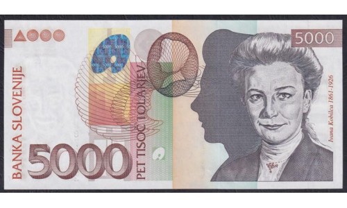 Словения 5000 толаров 2004 (Slovenia 5000 tolars 2004) P 33b: UNC 
