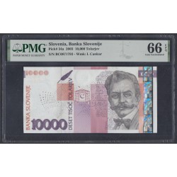 Словения 10000 толаров 2003 (Slovenia 10000 tolars 2003) P 34a: UNC PMG 66 EPQ