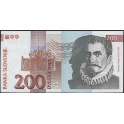 Словения 200 толаров 2001 (Slovenia 200 tolars 2001) P 15c : Unc