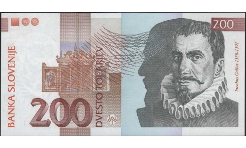 Словения 200 толаров 2004 (Slovenia 200 tolars 2004) P 15d : Unc