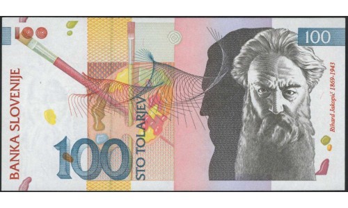 Словения 100 толаров 2003 (Slovenia 100 tolars 2003) P 31a : Unc
