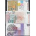 Словения комплект 100, 1000 и 10000 толаров 2000 года 10 лет Банка Словении, Юбилейные(Slovenia 100, 1000 and 10000  tolars )) P 25, 26, 27: UNC
