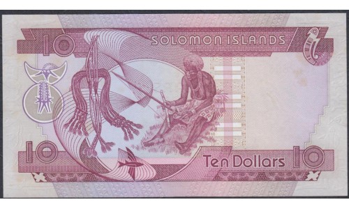 Соломоновы Острова 10 долларов 1984 года (Solomon Islands 10 dollars 1984) P 11: UNC--