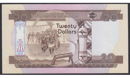 Соломоновы Острова 20 долларов 1981 года (Solomon Islands 20 dollars 1981) P 8: UNC