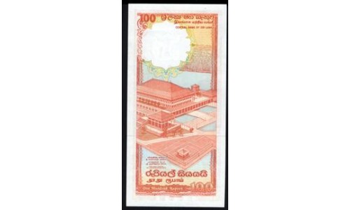 Шри Ланка 100 рупий 1987 год (Sri Lanka 100 rupees 1987) P 99a: Unc