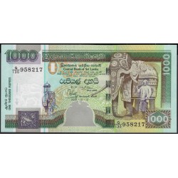 Шри Ланка 1000 рупий 2001 год (Sri Lanka 1000 rupees 2001 year) P 120a : Unc