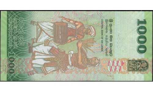 Шри Ланка 1000 рупий 2010 год (Sri Lanka 1000 rupees 2010 year) P 127a : Unc