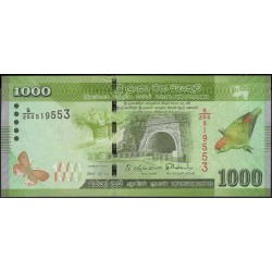 Шри Ланка 1000 рупий 2015 год (Sri Lanka 1000 rupees 2015 year) P 127c : Unc