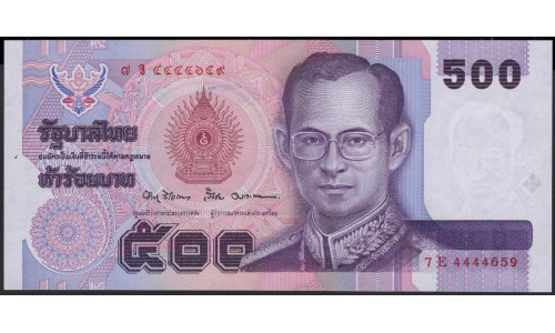 Таиланд 500 бат б\д (1996 год) (Thailand 500 bat ND (1996 year)) P 103(3) : Unc