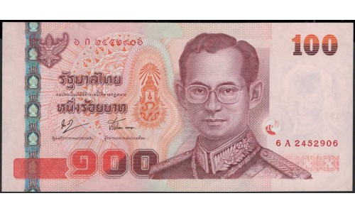 Таиланд 100 бат б\д (2005 год) (Thailand 100 bat ND (2005 year)) P 114 : Unc