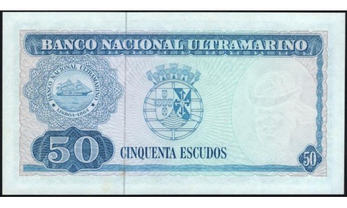 Тимор 50 эскудо 1967 года (TIMOR 50 escudos 1967) P 27a(2) : UNC