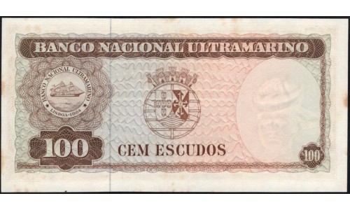 Тимор 100 эскудо 1963 года (TIMOR 100 escudos 1963) P 28a (6): UNC--